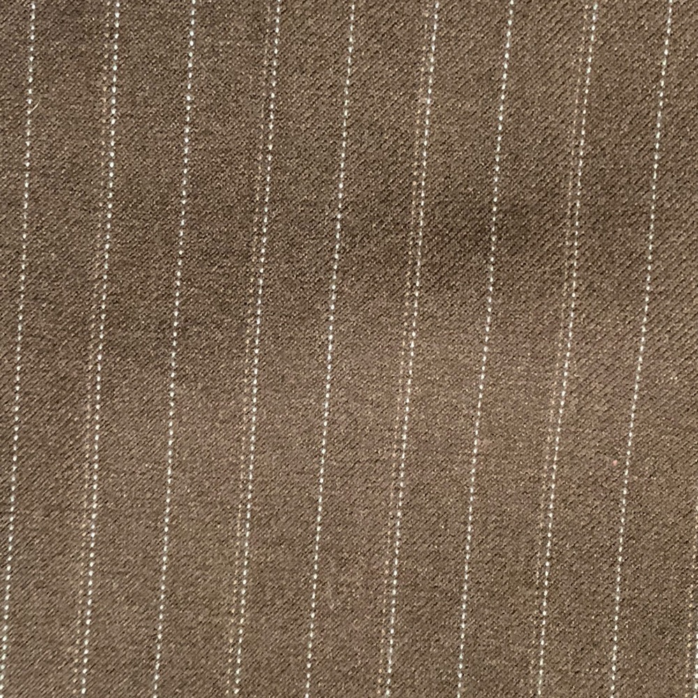 Pinstripe pants Brown size size 8 - Picture 2 of 6